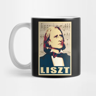 Franz Liszt musical notes Mug